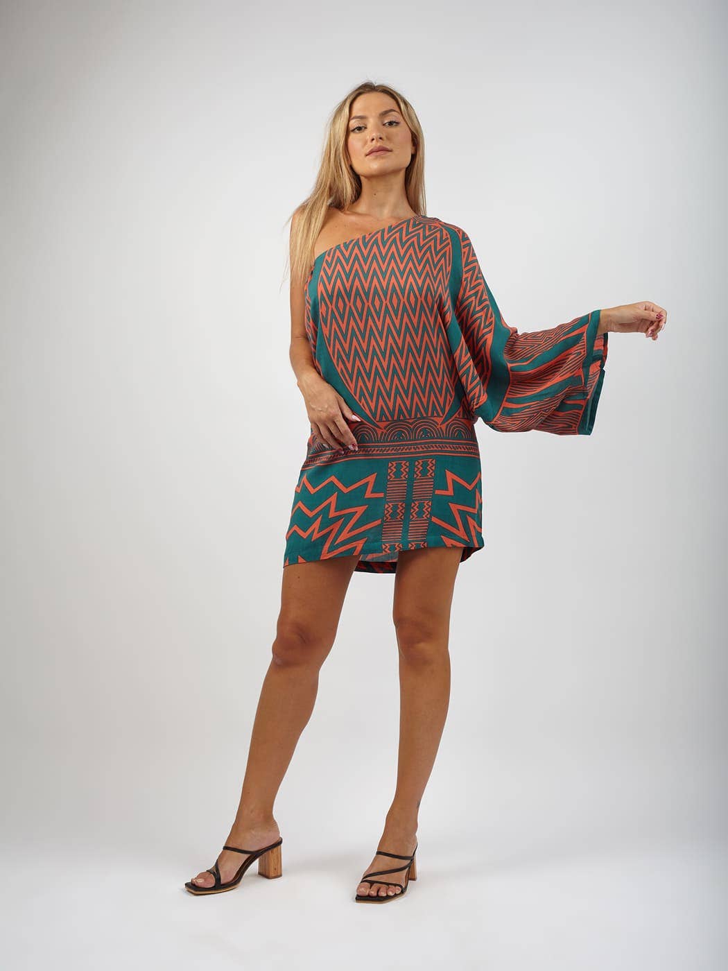 Bijondo - Wholesale Dress - Women's - Short rayon dress Charlize14