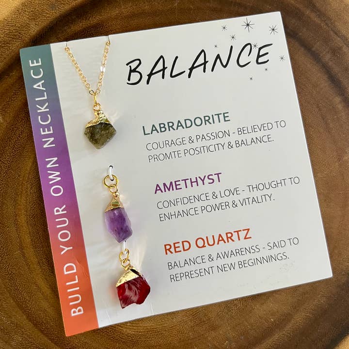 Moon Child – wholesale Jewellery set – 'Balance' Gold Necklace Bundle