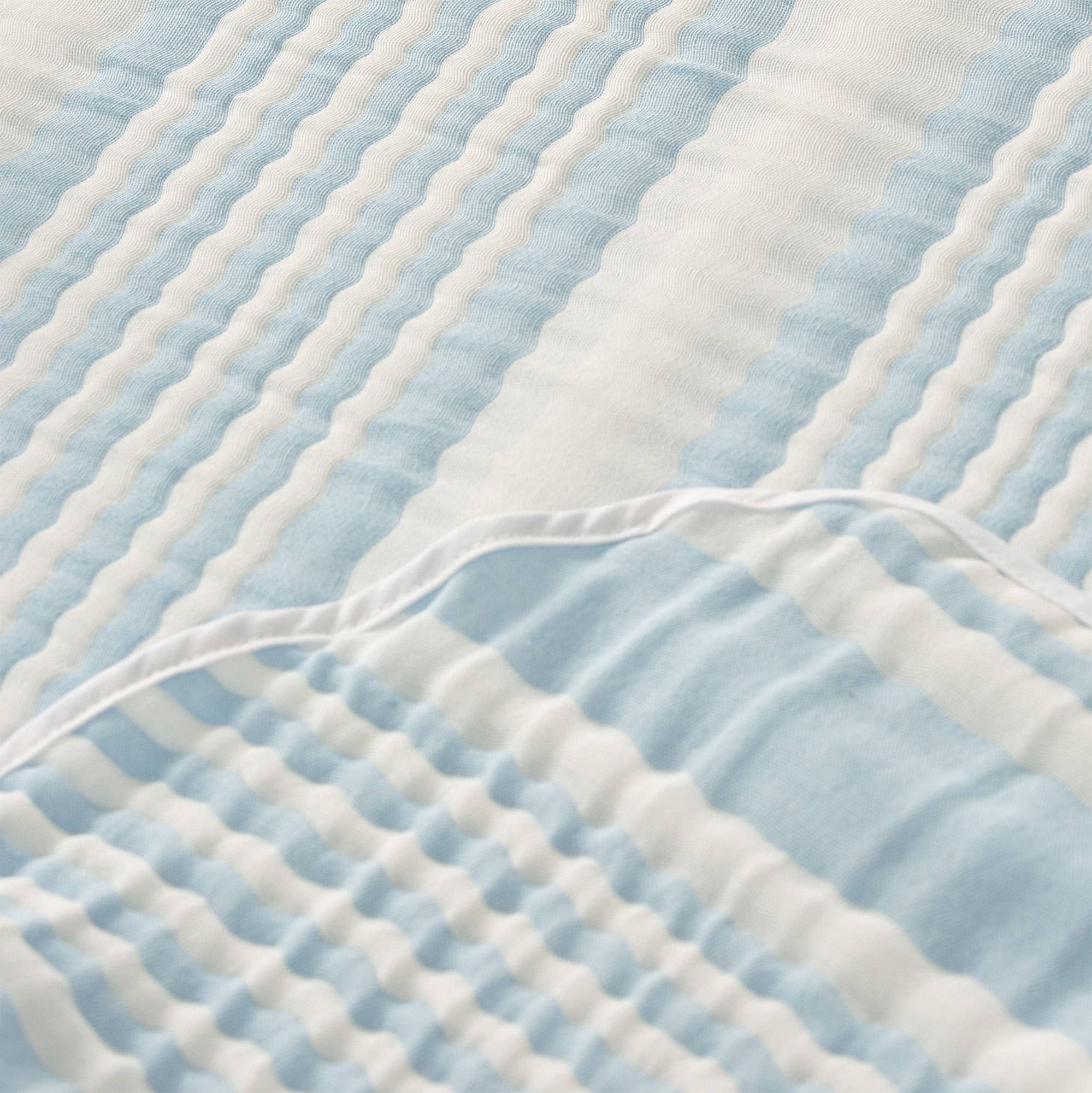 GAMUSI - Wholesale Quilt - Lightweight jacquard cotton striped bedspread OSLO6