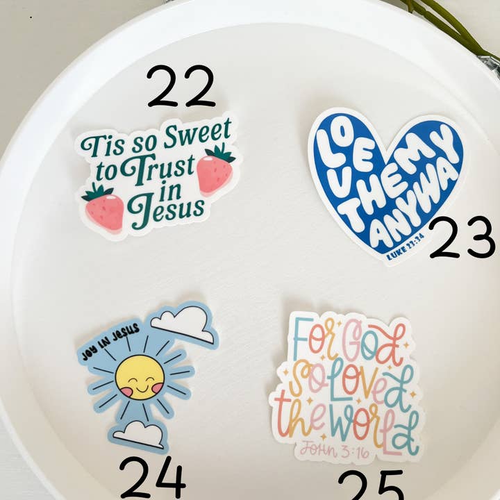 SeasonsBestByResa - Wholesale Sticker - Christian Faith Based Stickers6