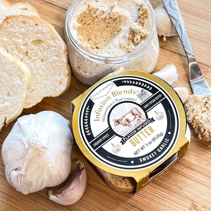 IB Foods Infusion Blends - Wholesale Butter - Smokey Garlic Flavor Infused Gourmet Butter1