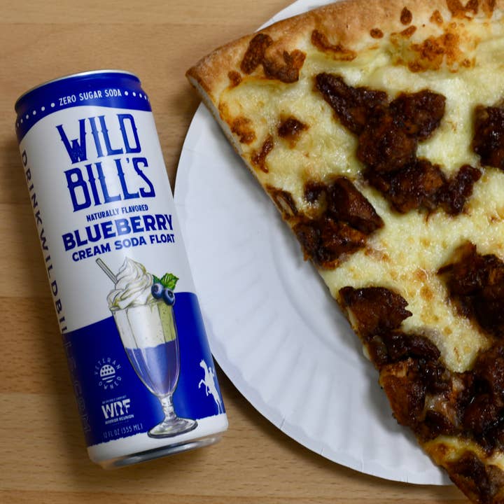 Wild Bill’s Craft Beverage Co. - Vente Sodas/boissons gazeuses - Myrtille : Soda Zéro Sucre, Ingrédients Propres, Pack de 12, Canettes5