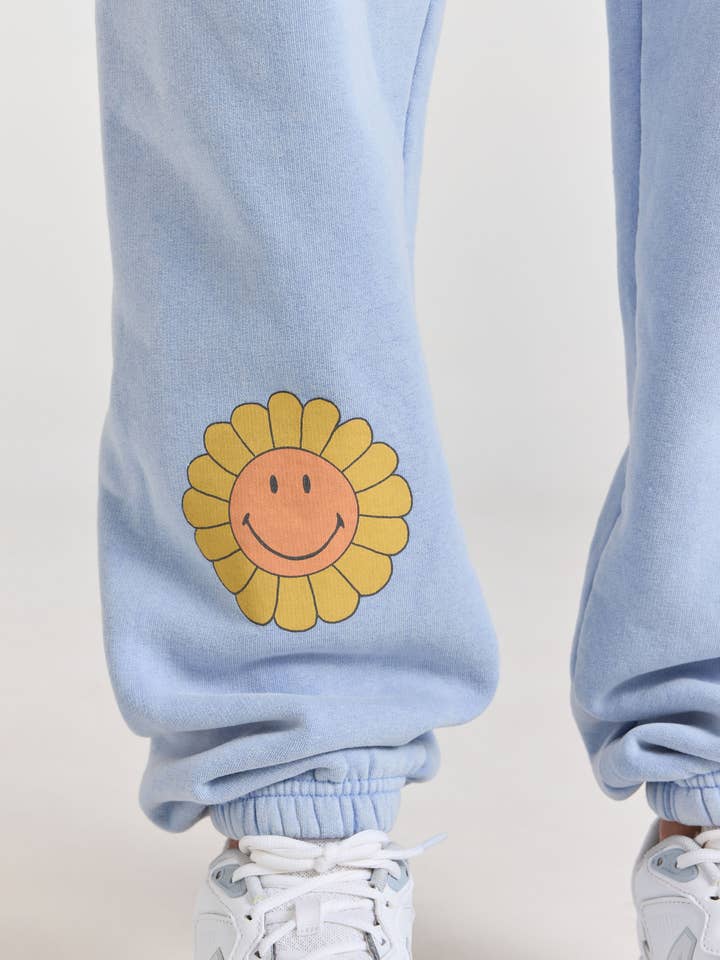 SAMII RYAN - Wholesale Lounge Sweatpants/Joggers - Women's - Smiley® Mirage Sweatpants, Blue3
