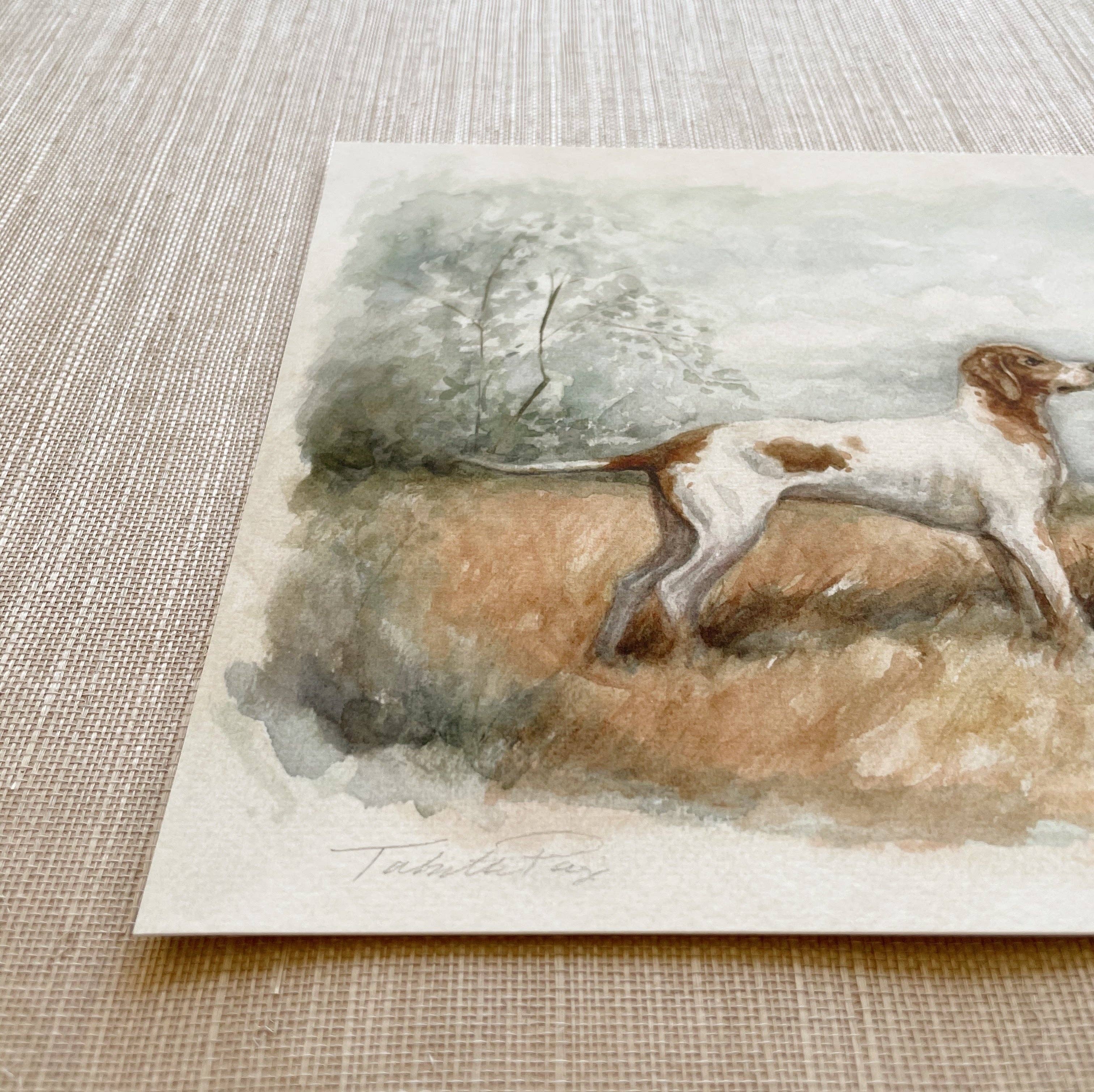 Tabitha Paige Fine Art - Vente Affiche d'art - Winston - Impression sur papier giclée à l'aquarelle3