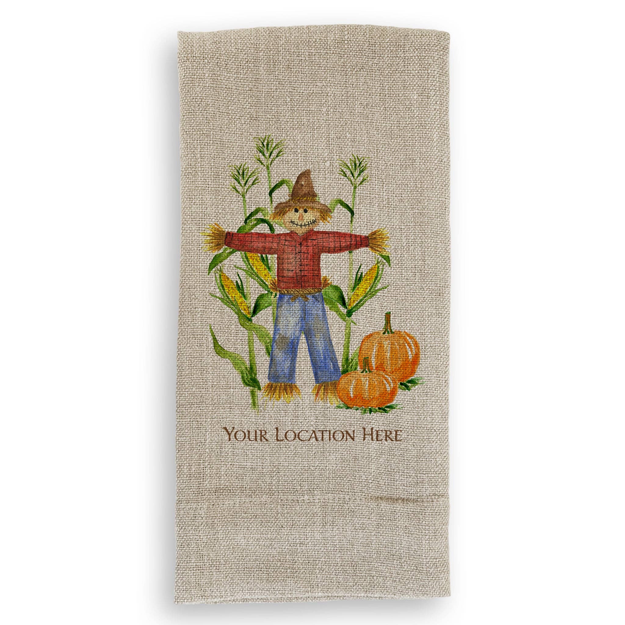 French Graffiti - Wholesale Theedoek - Vogelverschrikker met locatie1