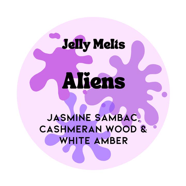 Aliens, Jelly Melts, Gel Wax Melts, Jelly Wax, Highly Scented, Long Burn Rate for wholesale by Jelly Melts