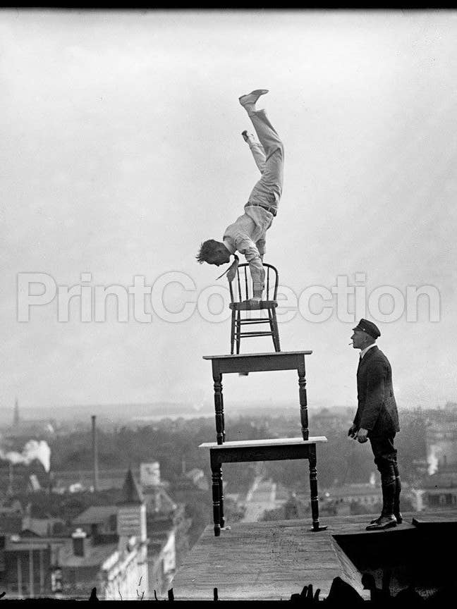 Und für meinen nächsten Trick... WOW John „Jammie“ Reynolds, 1917 für den Großhandel von Print Collection