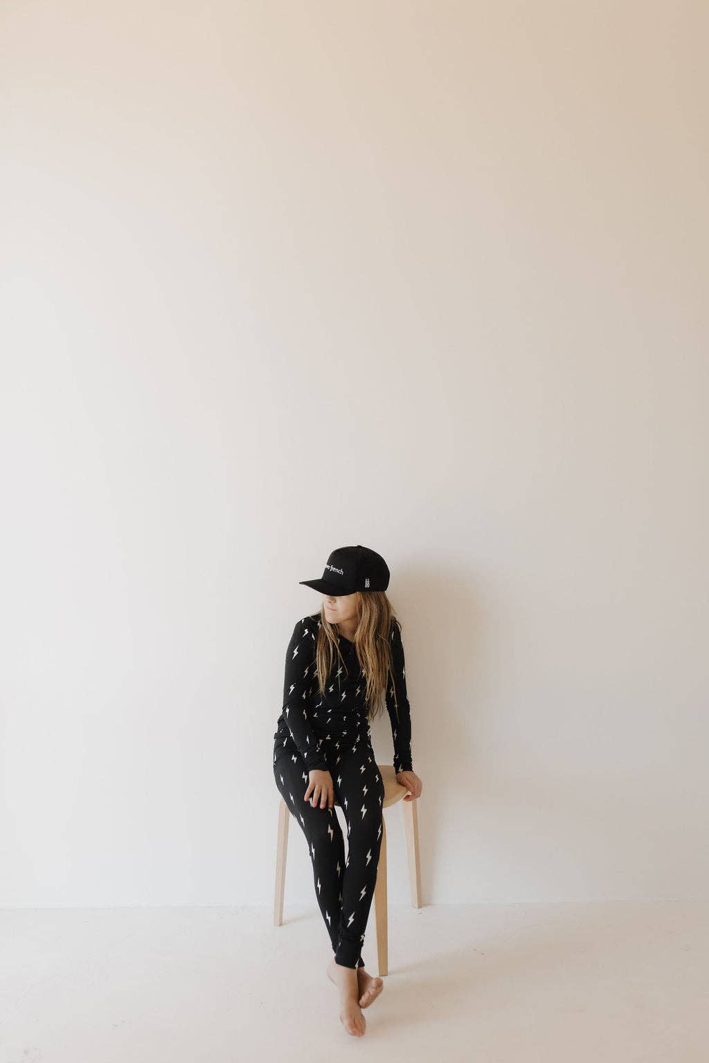 Forever French Baby - Vendita all'ingrosso Completo pigiama - Bambini - Pigiama a due pezzi in bambù | Midnight Lightning Bolt8