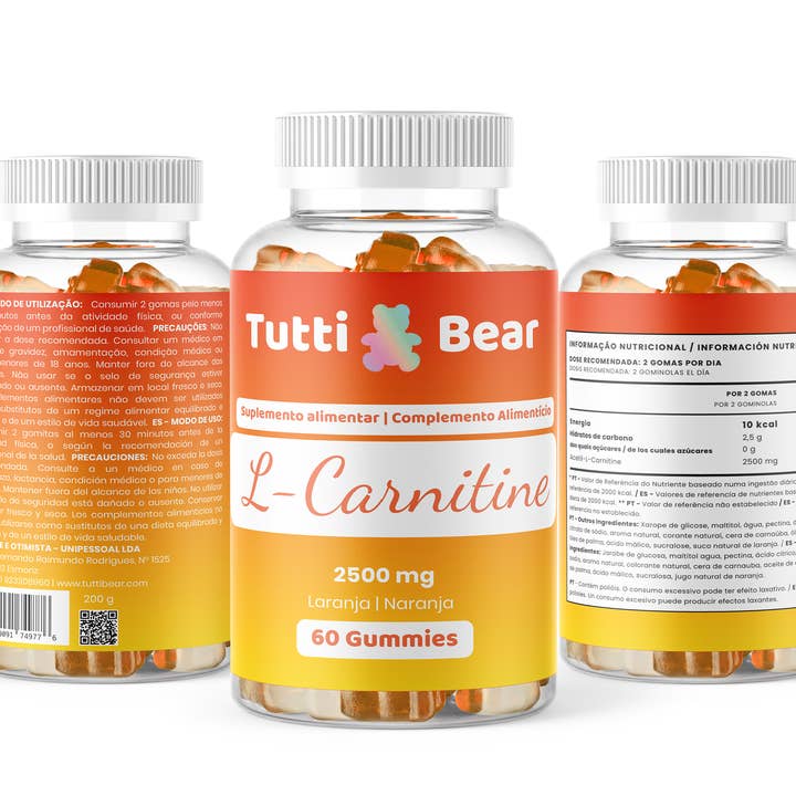 TUTTI BEAR - Wholesale Oral Supplement/Vitamin - L-Carnitine Gummies3