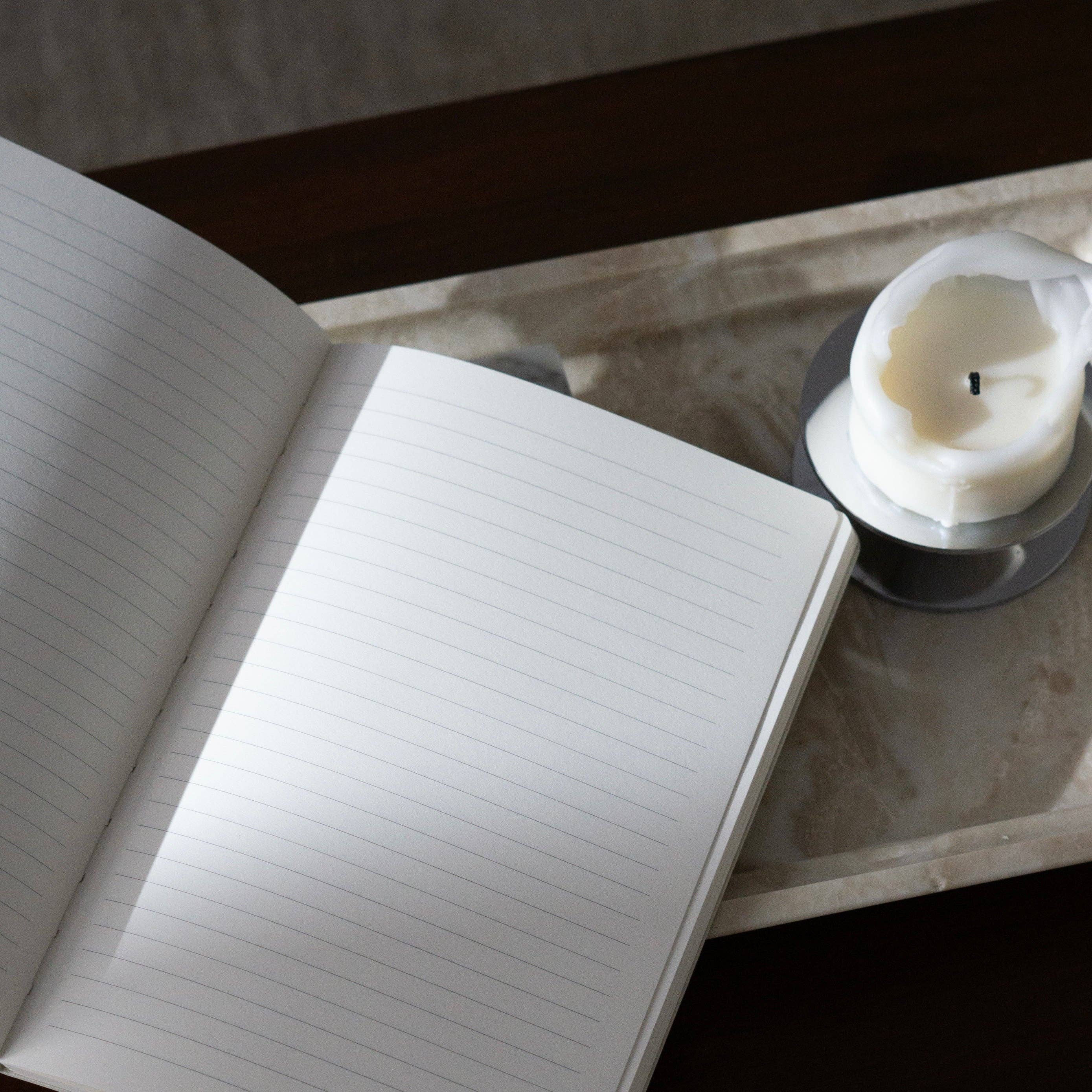 Inside Then Out - Vente Journal intime - Carnet de notes à soi ligné - Beige2