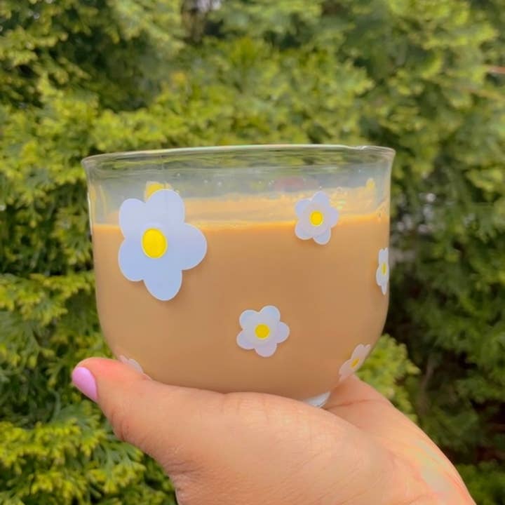 Pink pretty designs - Wholesale Coffee Mug - Daisy oversized mug1