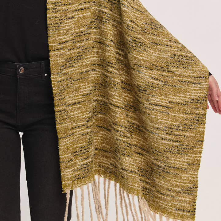 Hana - Wholesale Scarf - Women's - Multi Colors Super Soft with Fringes Winter Scarf14