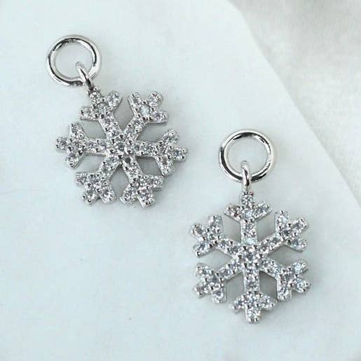 Chloe + Lois - Wholesale Dangle Earrings - Snowflake Charms0