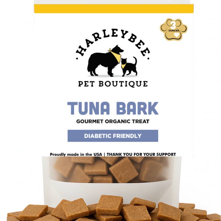 Tuna Bark Treats (Diabetic Friendly) for wholesale by Harleybee Pet Boutique