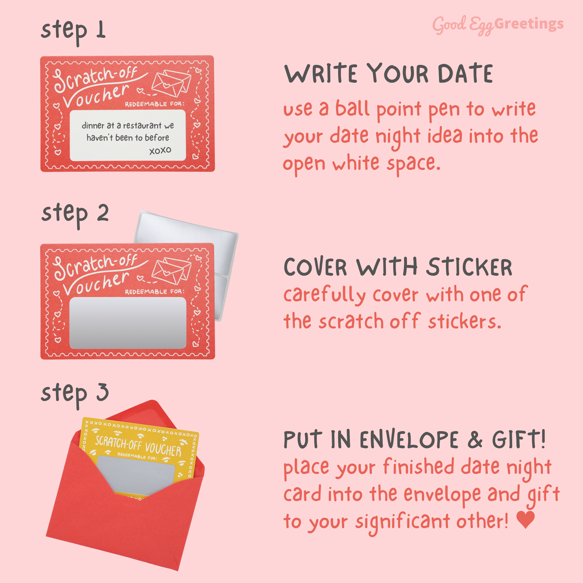 Sleazy Greetings - Wholesale Gag Gift/Novelty Gift - Mini Date Night Shenanigans - Scratch-Off DIY Love Vouchers4