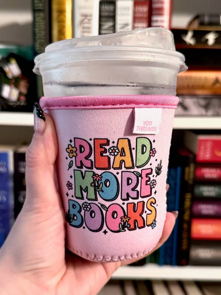 Read More Books Iced Coffee Drink Sleeve - Small for wholesale by YGG Threads