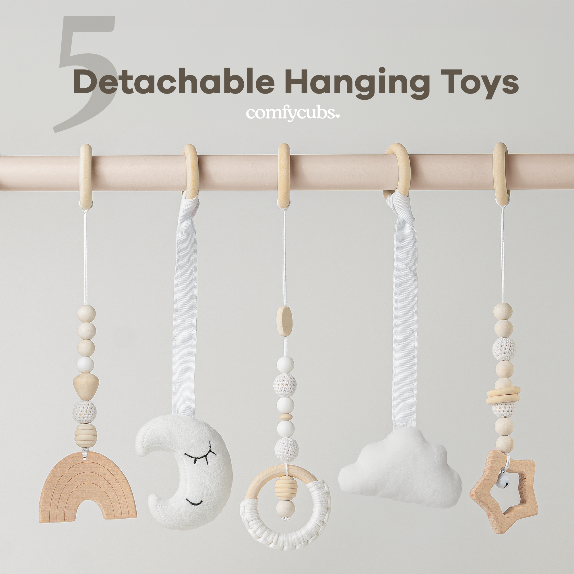 Comfy Cubs – wholesale Activity gym – Kids & baby – Wooden Baby Play Gym, Baby Activity Gym by Comfy Cubs10