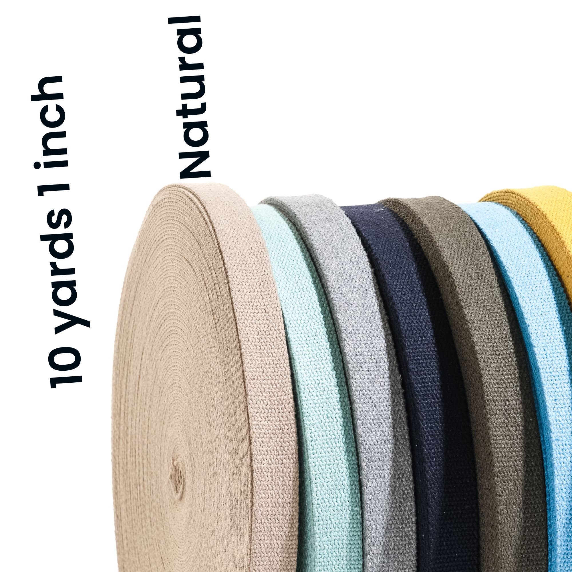 Dream Trimming Goods LLC - Vente Matériels de bricolage - Sangle en coton épais naturel 1" x 10 yards pour poignée de couture11