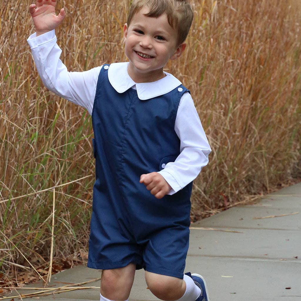 Carson Elizabeth Kids - Wholesale Jumpsuit - Baby - Navy Jon Jon2