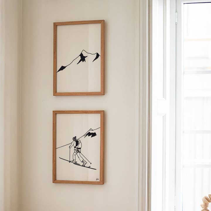 Duo d'affiches les sportifs - Le ski de rando pour la vente par FERE