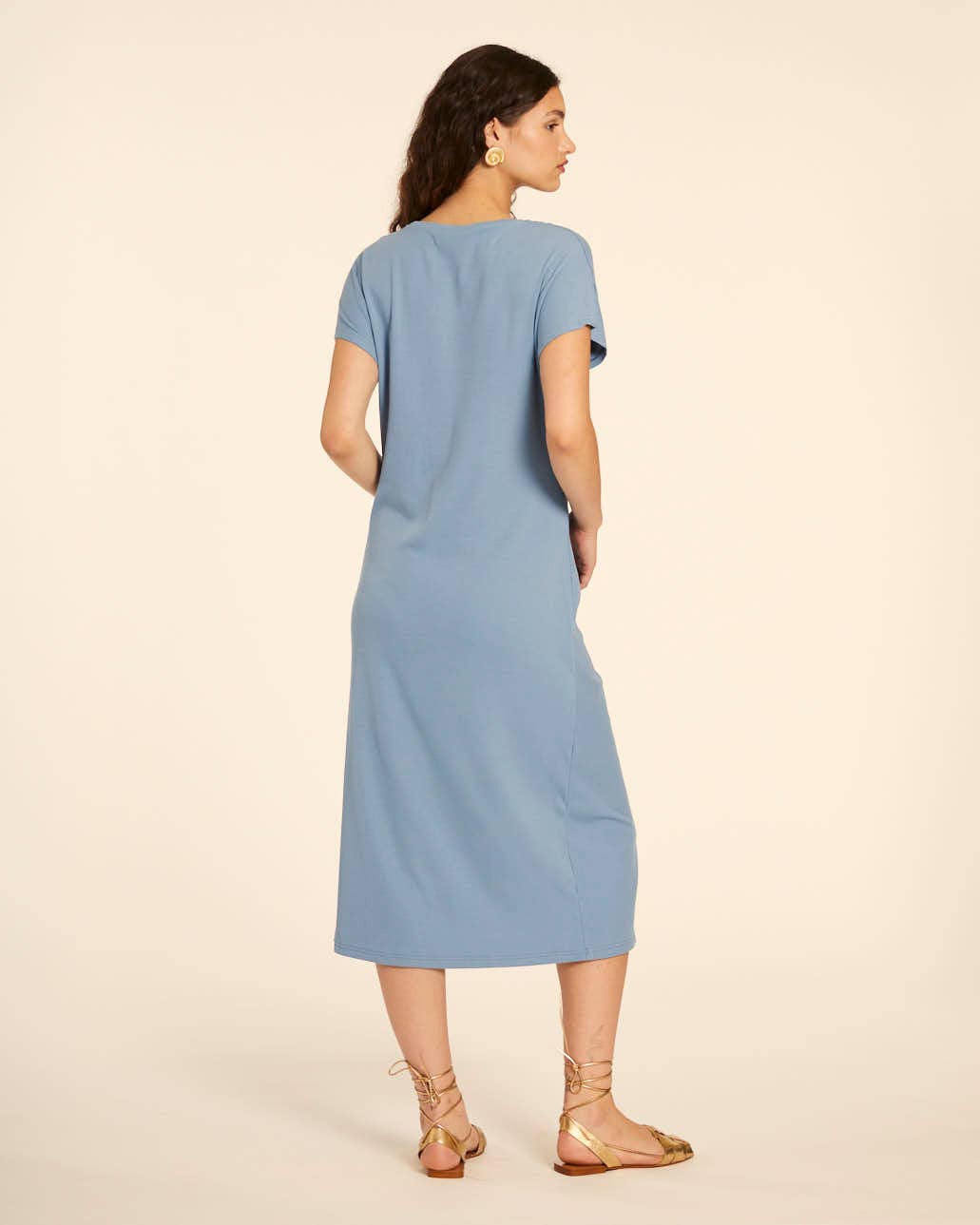 Pepaloves - Wholesale Dress - Women's - VESTIDO CANALE ANUDADO AZUL3