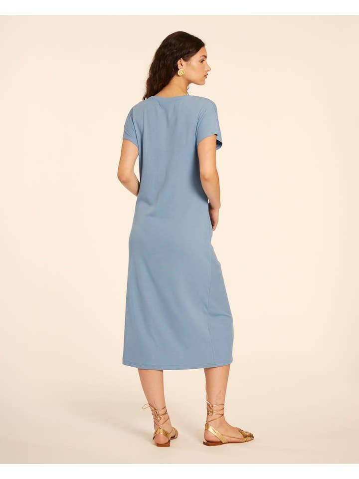 Pepaloves - Wholesale Dress - Women's - VESTIDO CANALE ANUDADO AZUL3