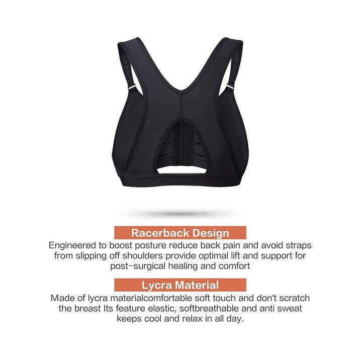 SHAPERX - Wholesale Bra - Women's - SHAPERX Women Front Closure Post-Surgery Bra