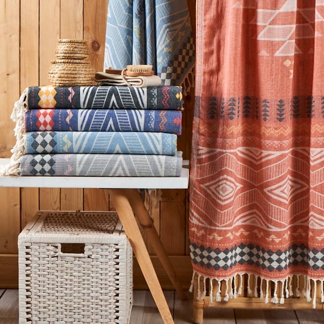 Kikoya - Wholesale Beach Towel - Boho Turkish Beach Towels Oversized Reversible Premium Soft3