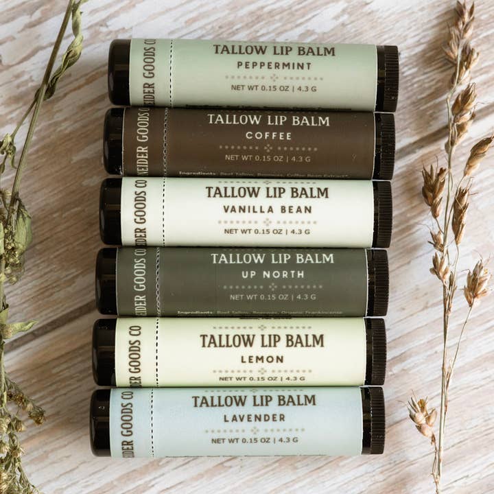Tallow Lip Balm for wholesale by Schneider Goods Co