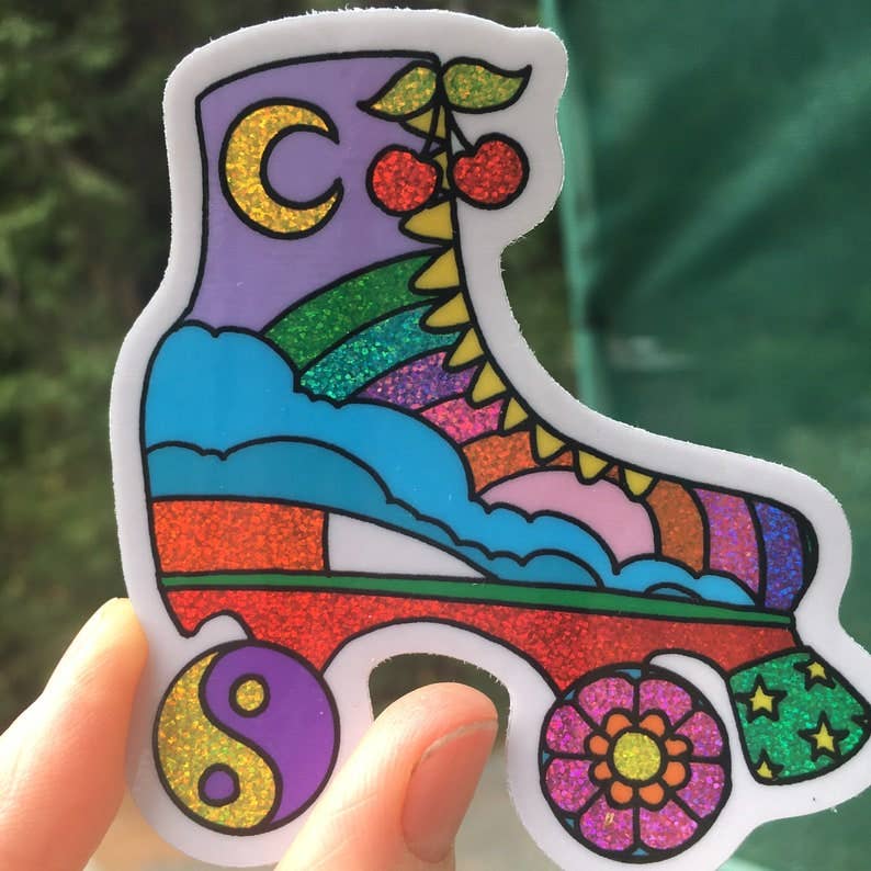 Astral Weekend - Wholesale Sticker - 3 Inch Sticker Roller Skate3