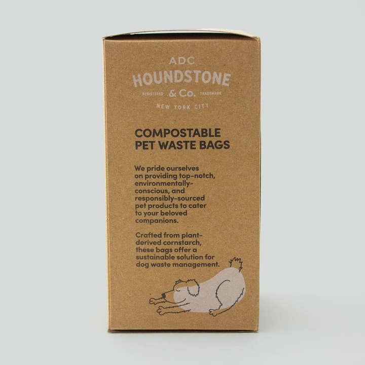 ADC Houndstone & Co. – wholesale Pet poo bag – Biodegradable Dog Poop Bags (Case of 24)
