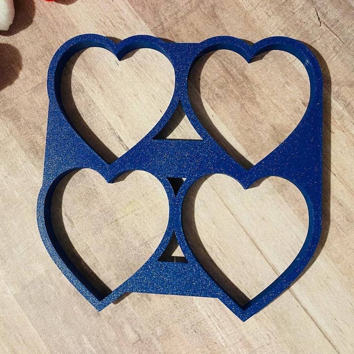 Emporte-pièce cœur 3,5” multi pour la vente par Layered Creations LLC