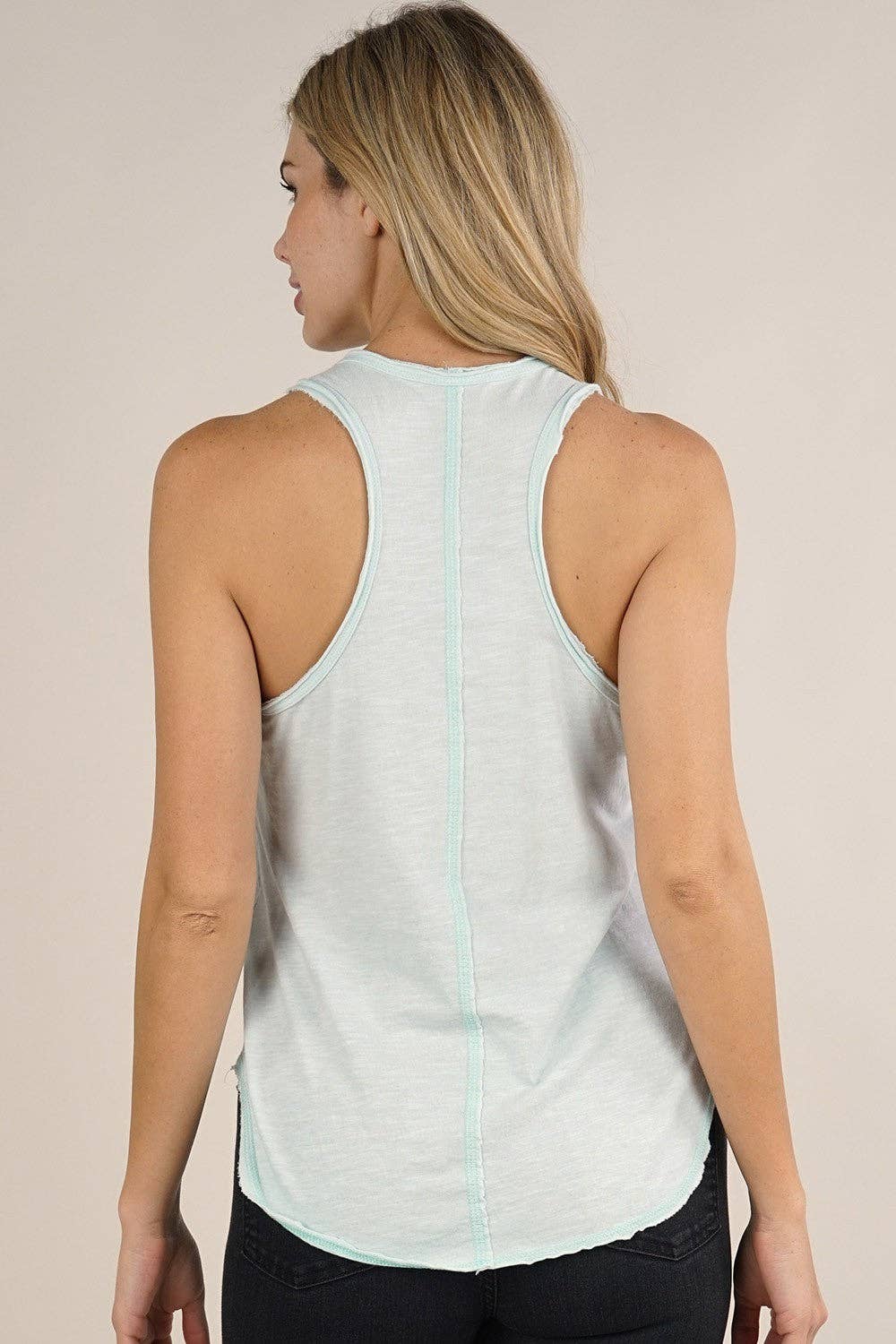 Lovestitch - Wholesale Tank Top - Women's - Basic Knit Cotton Slub Tank Top2
