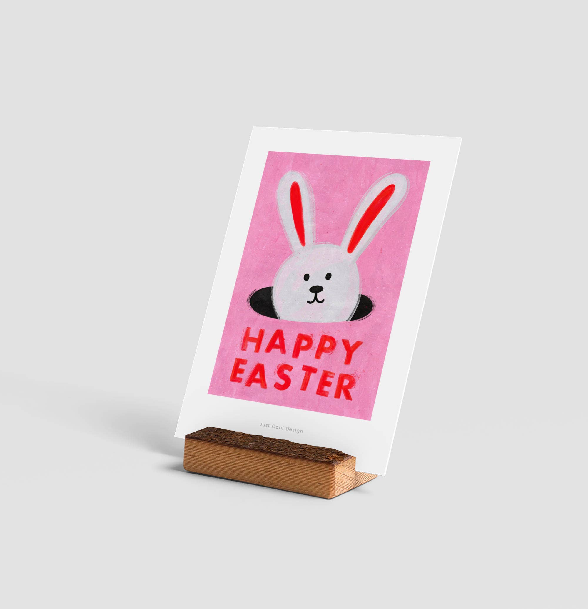 Just Cool Design - Wholesale Easter Card - Happy Easter card | Mini art print | Illustration card1