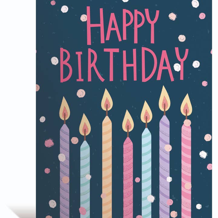 ORIGAMI EDITORE SRL - Wholesale Birthday Card - Card - Happy Bday Candles
