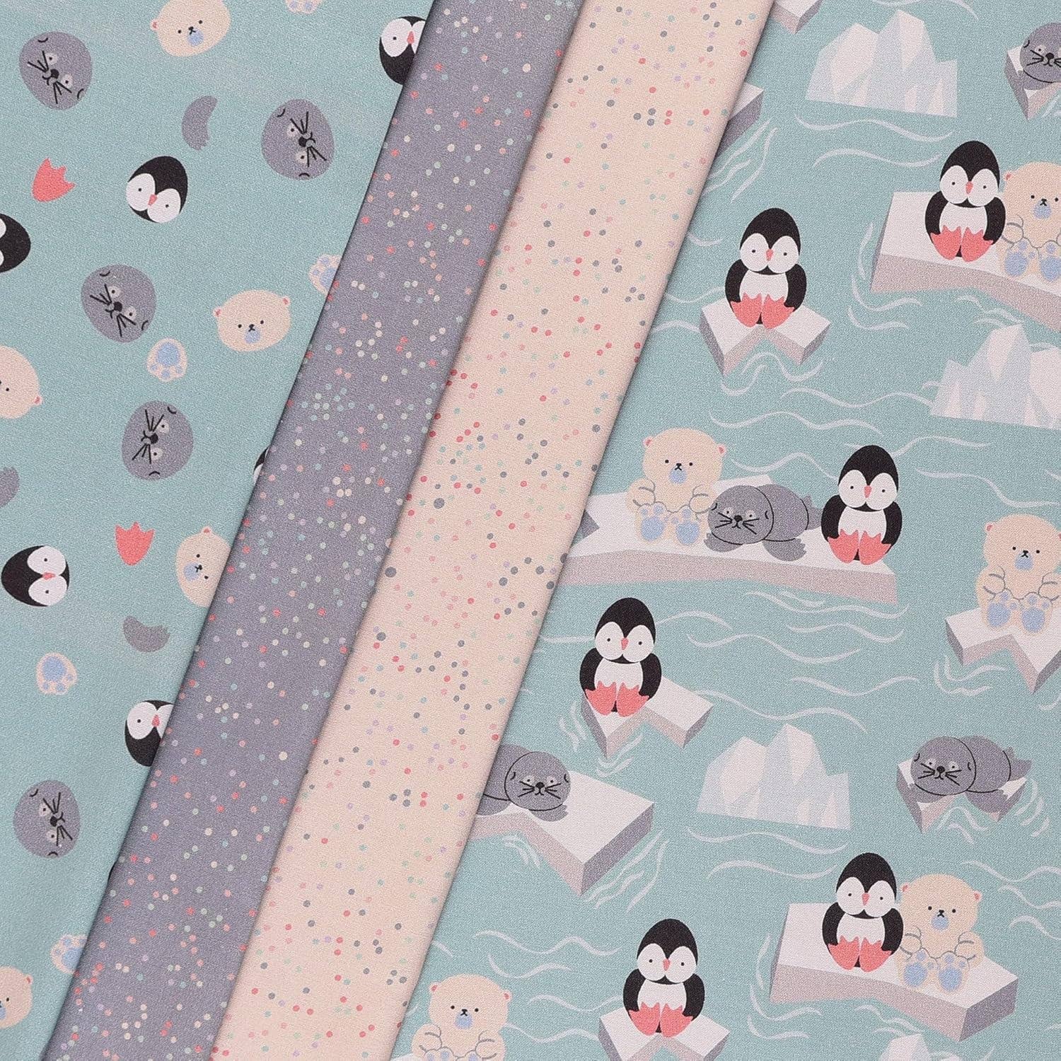 Mook Fabrics - Wholesale Fabric - Cotton 100% 45" Juvenile Fabric by yard - Allover Ocean2