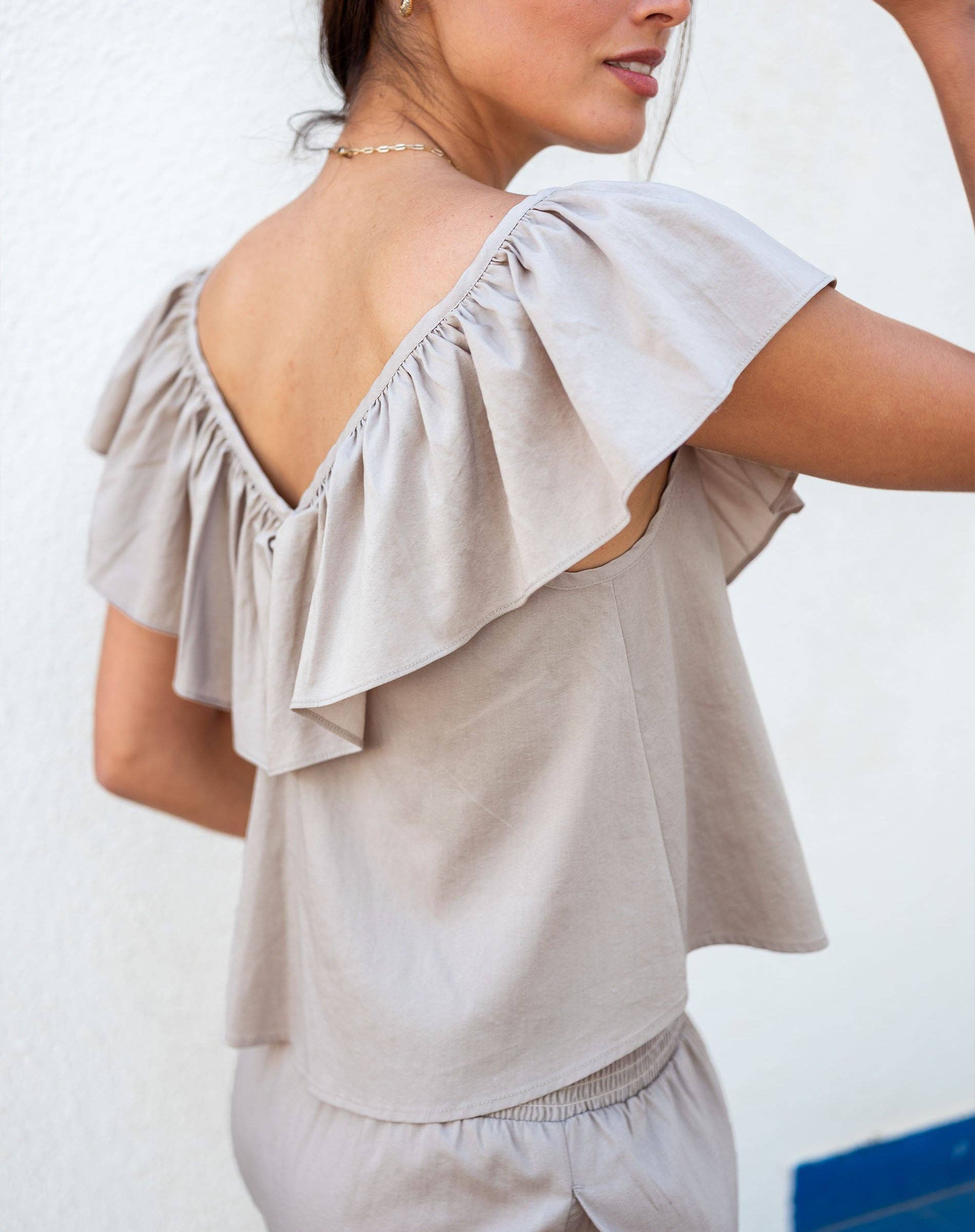 MERSEA - Wholesale Blouse - Women's - Veranda Ruffle Top2
