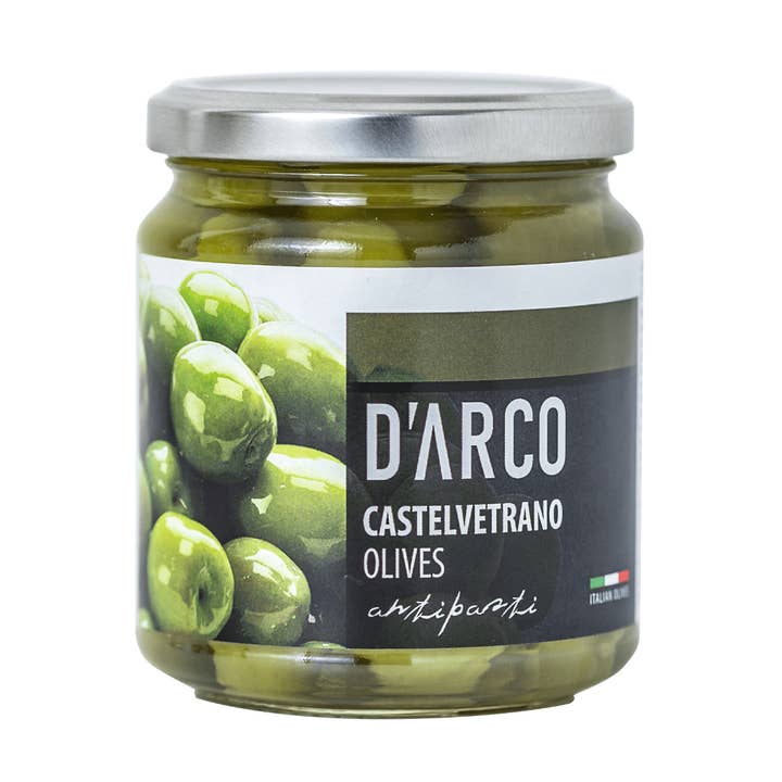 Gourmica – wholesale Olives – D'ARCO Whole Green Castelvetrano Olives (300g)0