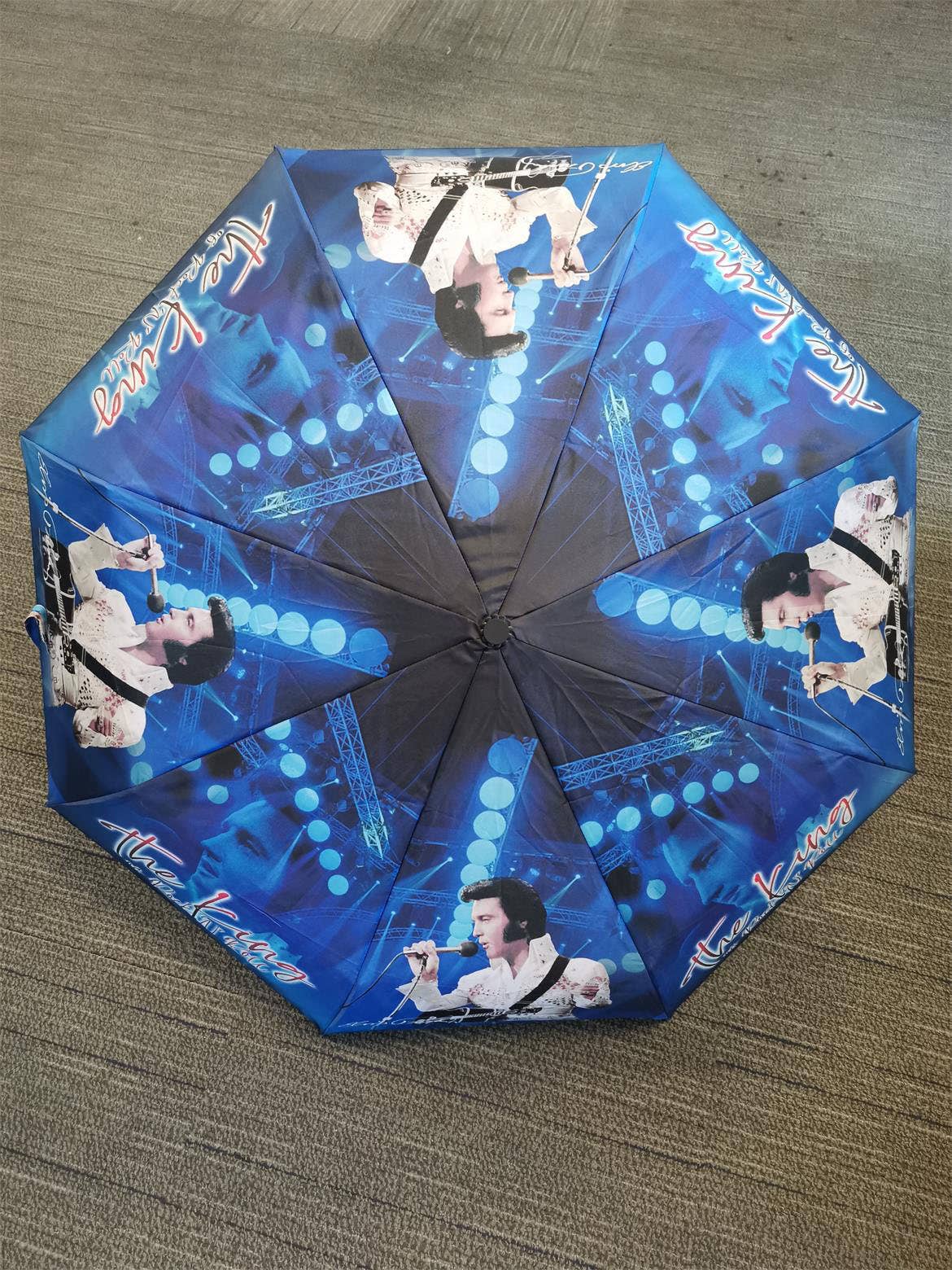 MID-SOUTH PRODUCTS - Wholesale Umbrella - Unisex - Elvis Umbrella - The King Blue4