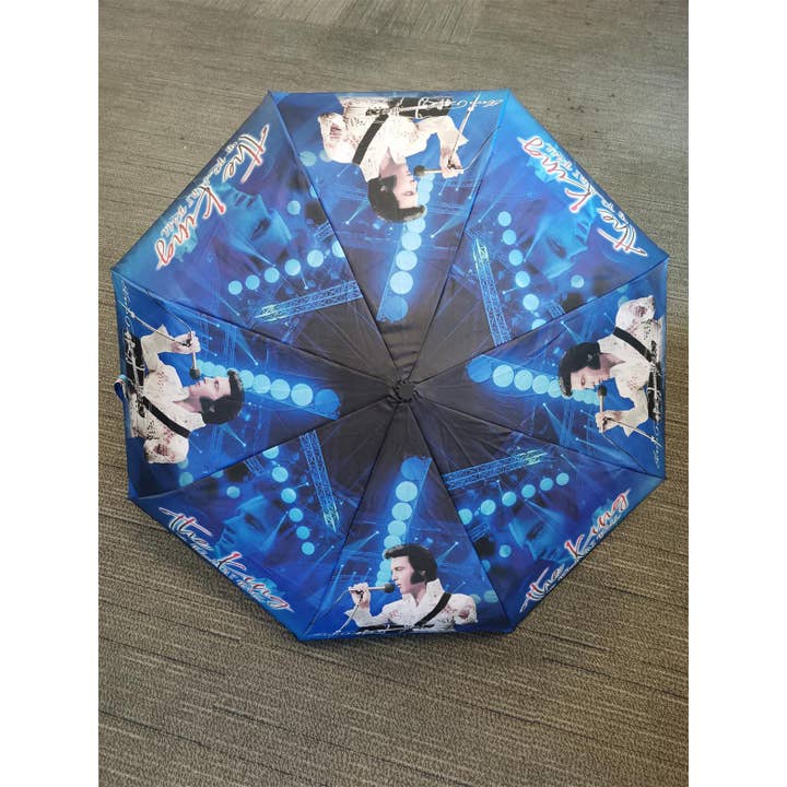 MID-SOUTH PRODUCTS - Vente Parapluie – unisexe - Parapluie Elvis - Le roi bleu4
