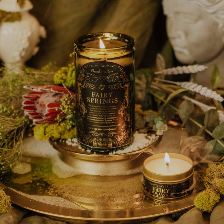 Fe-springvand | Litteratur- & gotisk-inspireret krukkelys for engroshandel hos Phantom Row