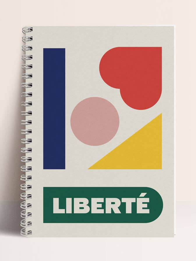Quaderno a spirale A5 - Liberté per la vendita all'ingrosso da parte di Papier and Co.