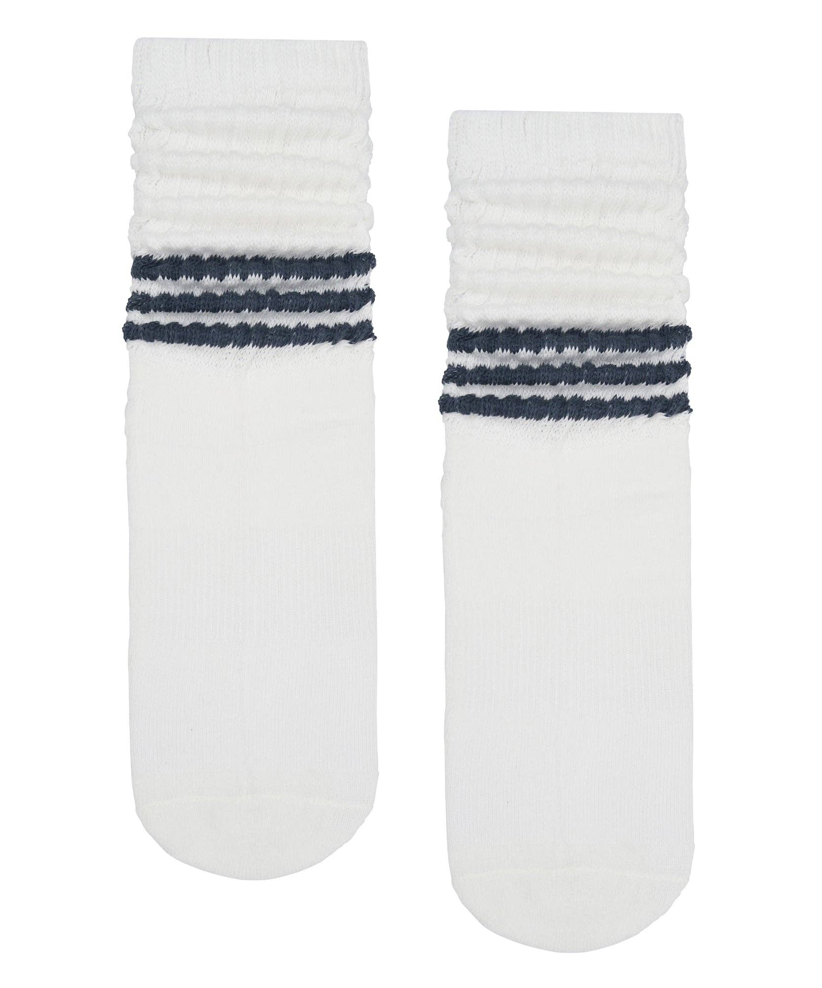 MoveActive – wholesale Socks – Women's – Scrunch Non Slip Grip Socks - French Navy Stripe High2
