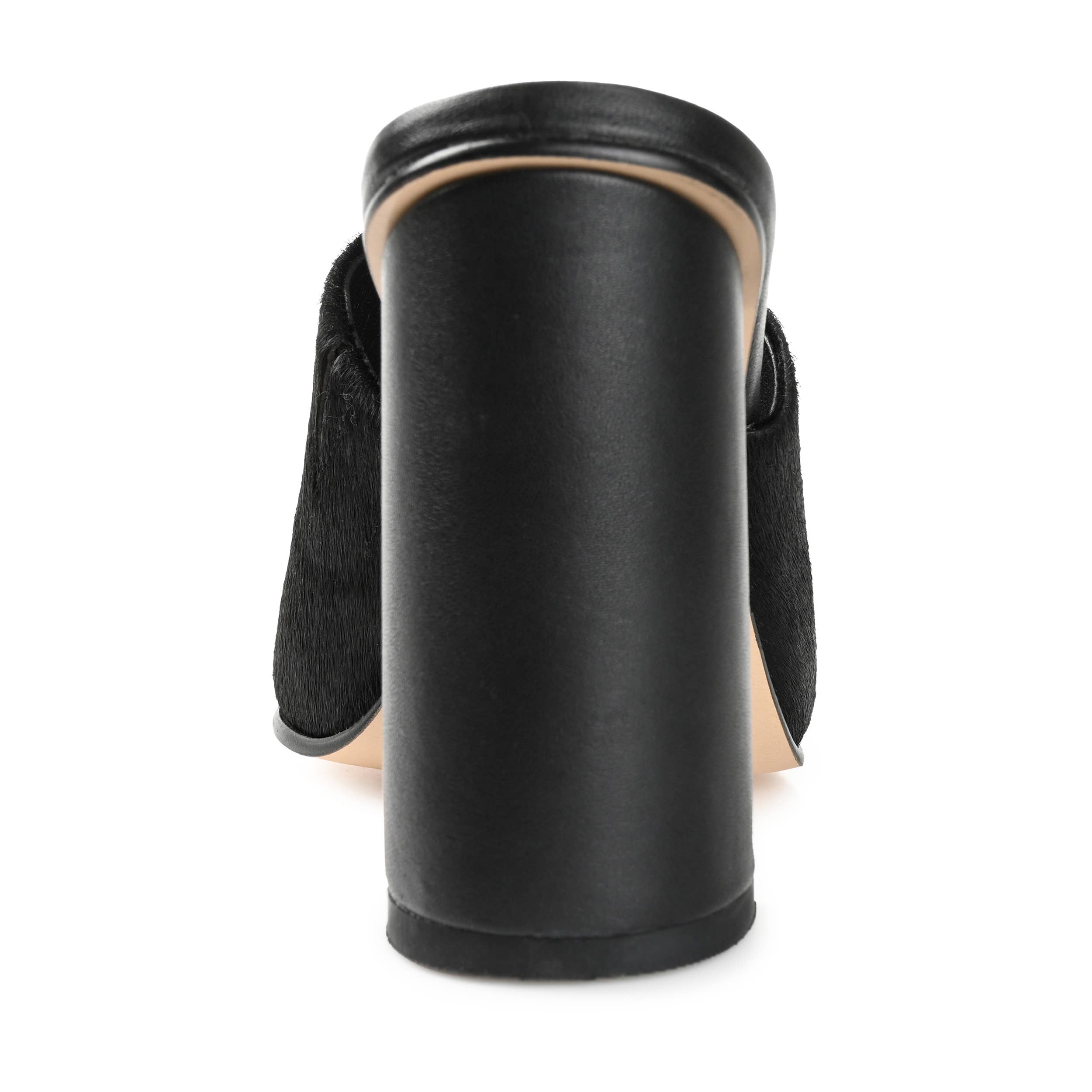 Journee - Wholesale High Heels - Women's - Deena Block Heeled Mules In Leather18