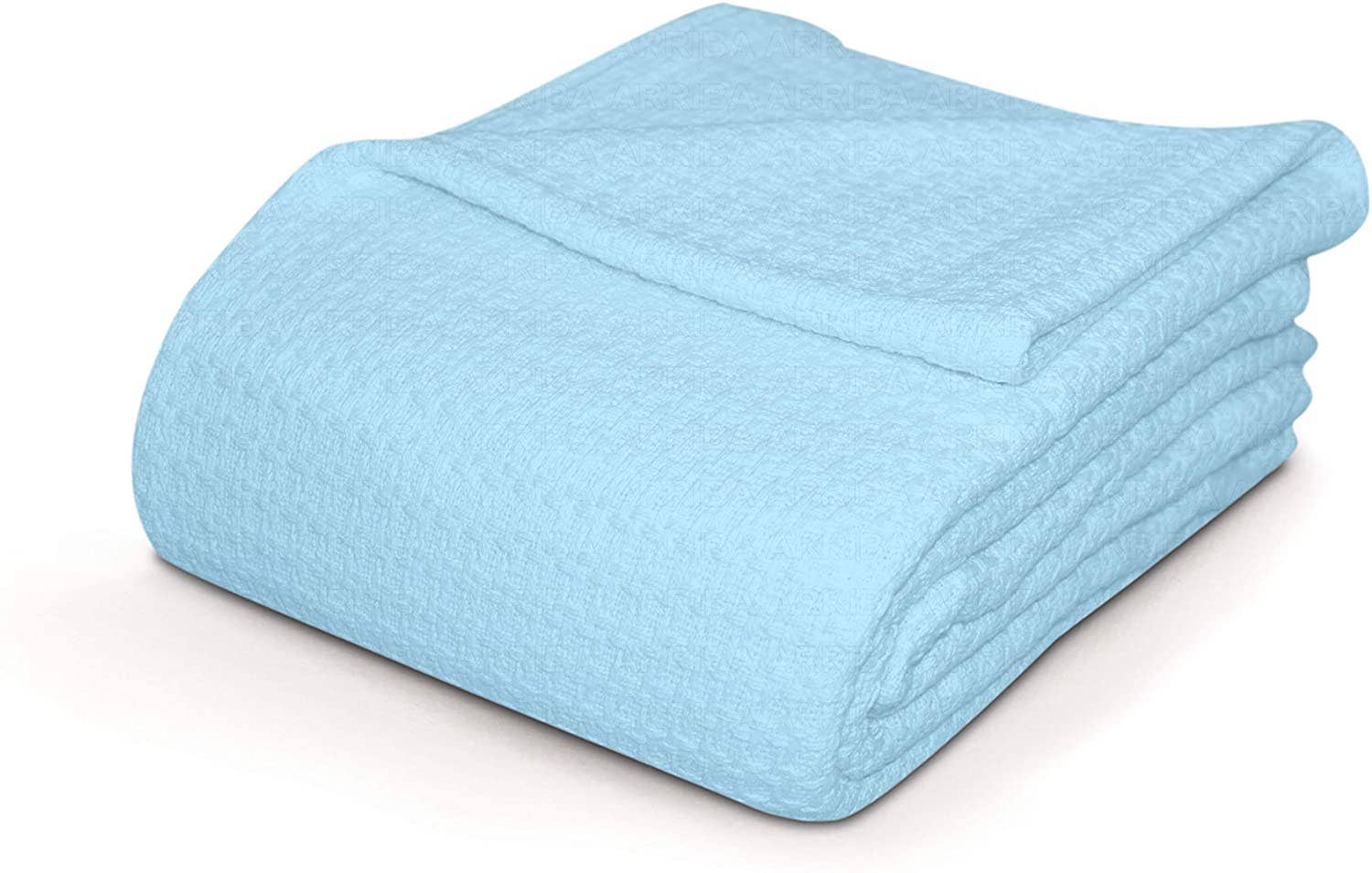 COZY HOMES COLLECTION - Wholesale Bedding Blanket - 100% Natural Cotton Waffle Weave Medium Weight Blanket4