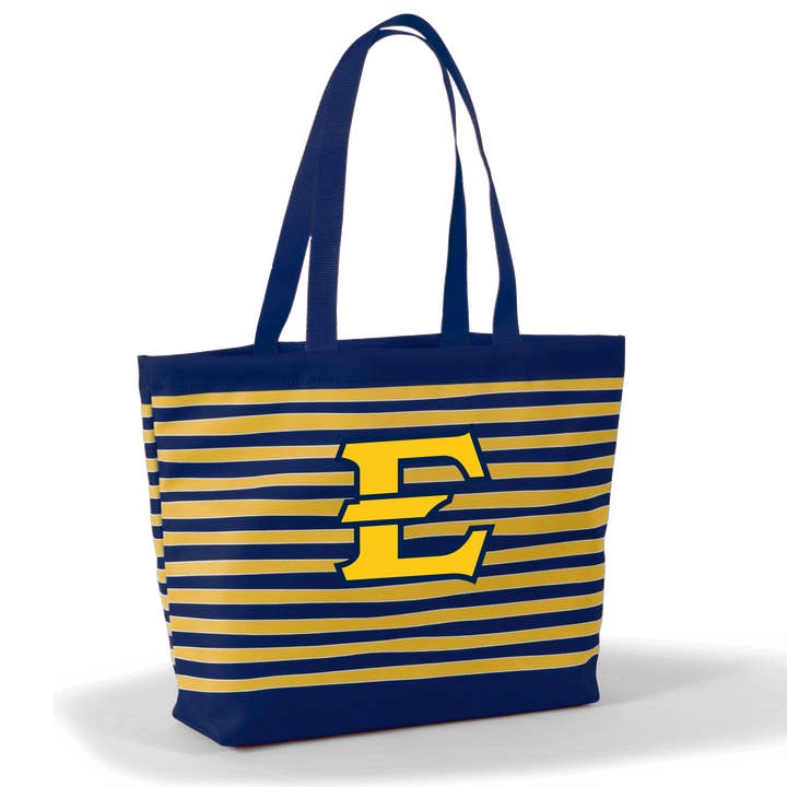 Neu! East Tennessee State Tatum Tote Wellenförmige Gestreifte Tasche von Desden für den Großhandel von Desden