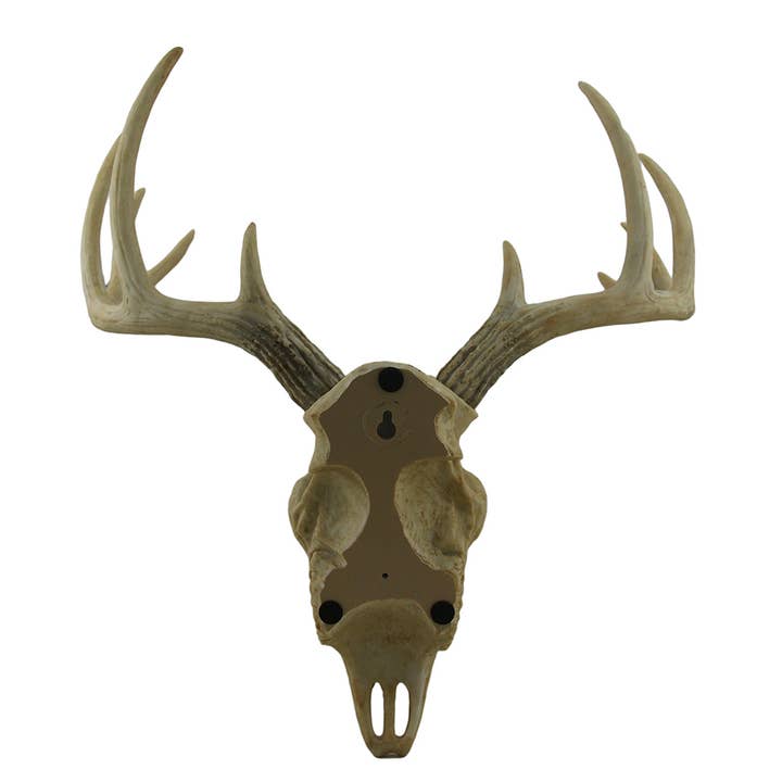 Zeckos - Wholesale Wall Accent - Faux 10 Point Buck Deer Skull 15 Inch Wall Sculpture