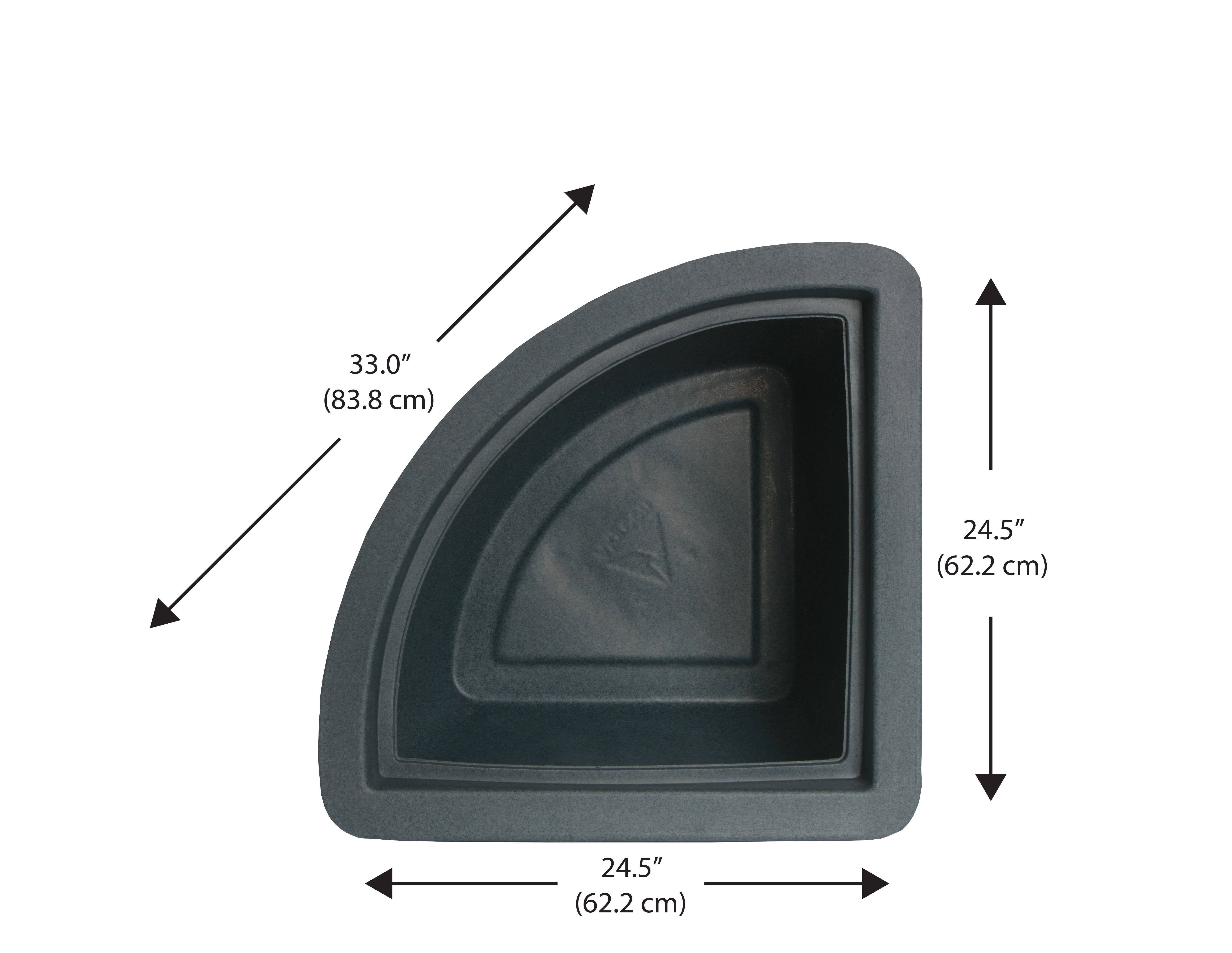 Algreen - Wholesale Planter Box - 26" Hampton Corner Planter6