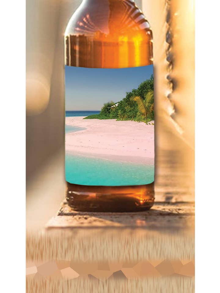 Mikrobrauerei Strandbier Flaschenparty Crew-Socken, Beige für den Großhandel von Ripped Rags