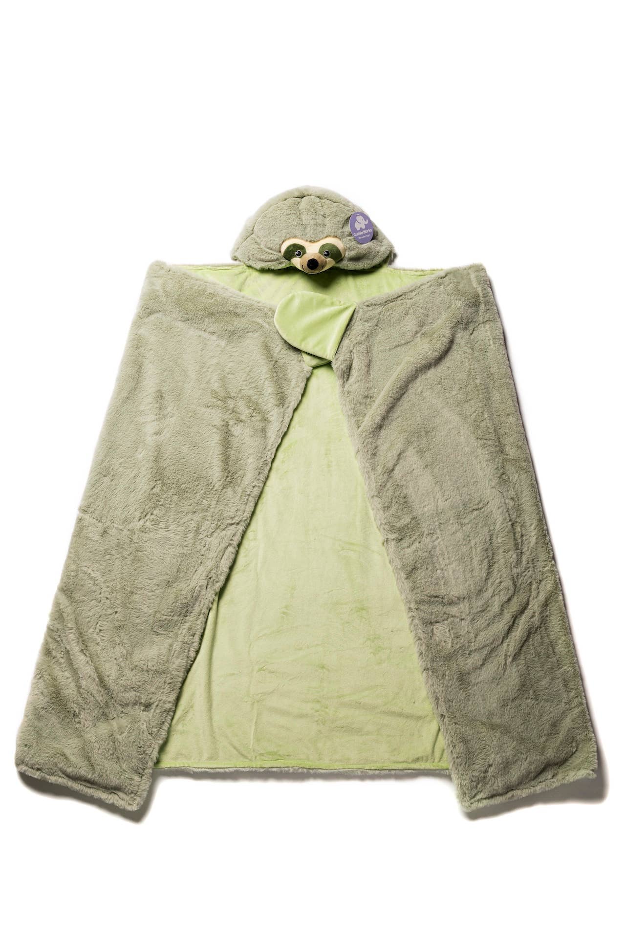 Plushland - Wholesale Security/Cuddle Blanket - Baby - Cuddleworks Weighted Plush Hooded Blanket - Sensory Comfort4